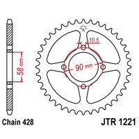 jt-sprockets-corona -acero-428-jtr1221.45
